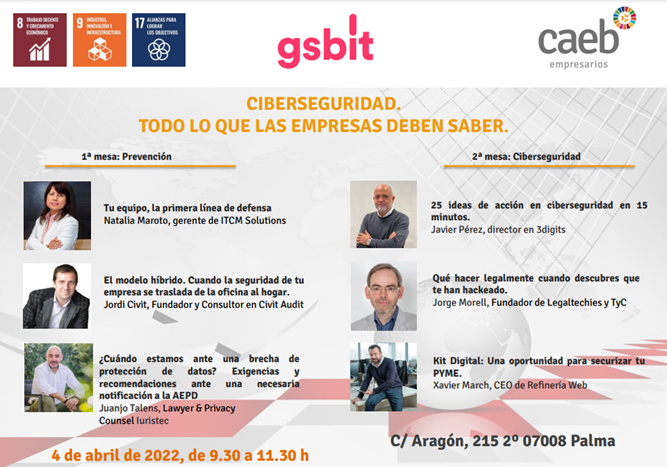 Conferencia sobre ciberseguridad CAEB