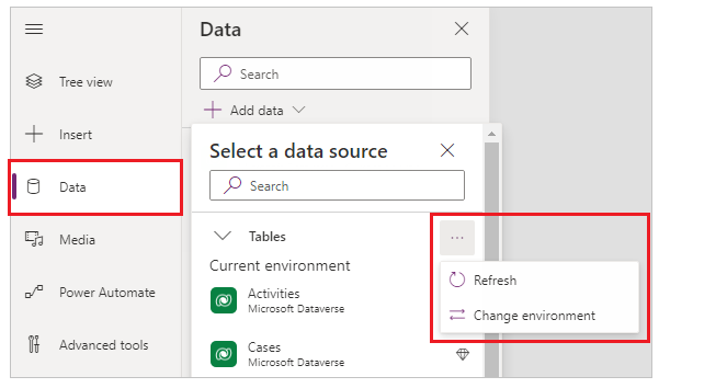 Dataverse, conexión datos externos