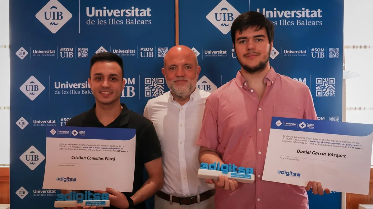 Premios 3digits en Ingeniería Informática de la UIB Premios 3digits en Ingeniería Informática de la UIB