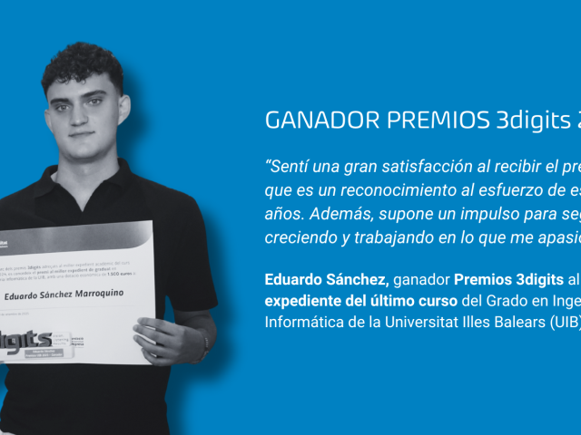 Entrevista al ganador de los Premios 3digits 2025: “Este reconocimiento me impulsa a seguir creciendo”