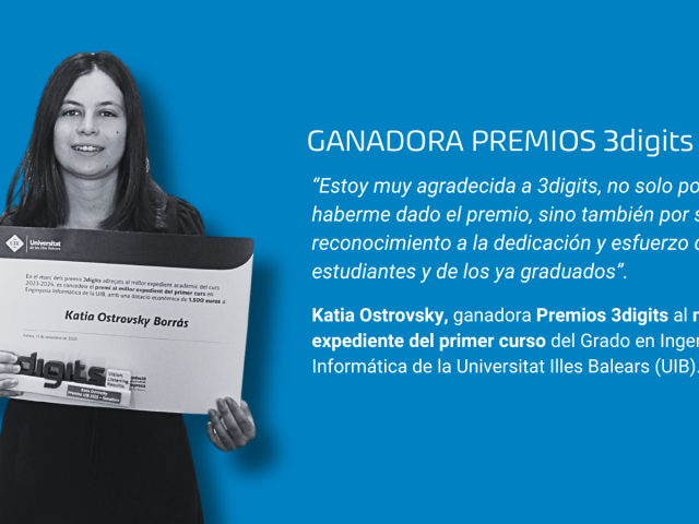 Entrevista a la ganadora de Premios 3digits: “Ver que tu esfuerzo tiene recompensa te da aún más fuerza para seguir adelante”
