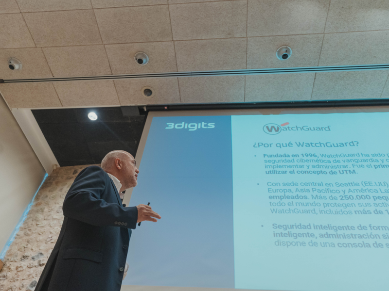3digits reúne en Palma a Huawei y WatchGuard durante el desayuno tecnológico 2025