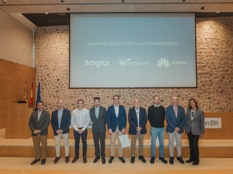 3digits reúne en Palma a Huawei y WatchGuard durante el desayuno tecnológico 2025