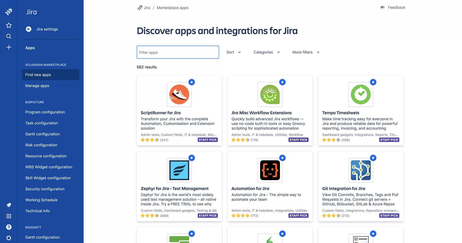 Atlassian Marketplace Apps